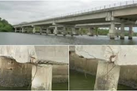 Pontes em situação crítica no Ceará têm ferros expostos e rachaduras